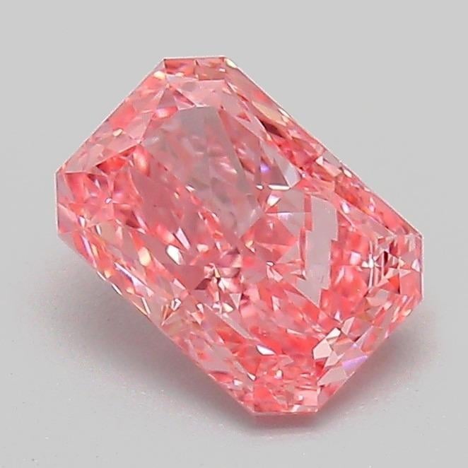 1.04 Ct. Fancy Vivid Pink Radiant Lab Grown Diamond