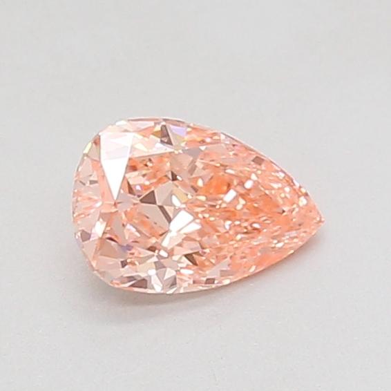 0.54 Ct. Fancy Vivid Pink Pear Lab Grown Diamond