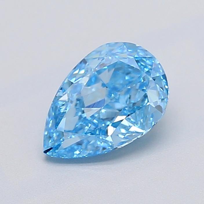 1.01 Ct. Fancy Vivid  Blue Pear Lab Grown Diamond