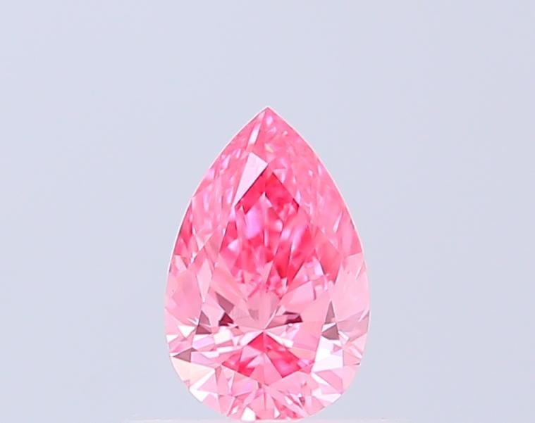 0.53 Ct. Fancy Vivid Pink Pear Lab Grown Diamond