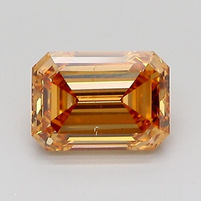 1.00 Ct. Fancy Light  Brown Emerald Lab Grown Diamond