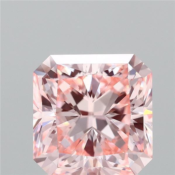 2.00 Ct. Fancy Intense Pink Radiant Lab Grown Diamond