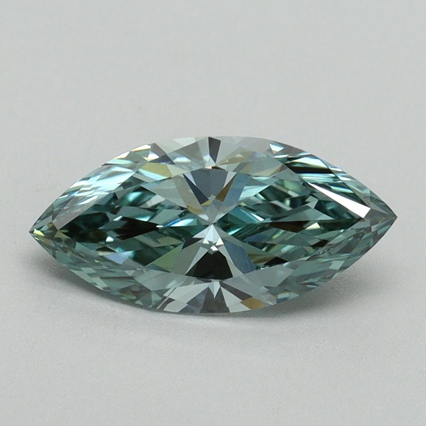1.09 Ct. Fancy Vivid Green Marquise Lab Grown Diamond