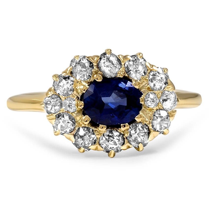 Art Deco Sapphire Vintage Ring