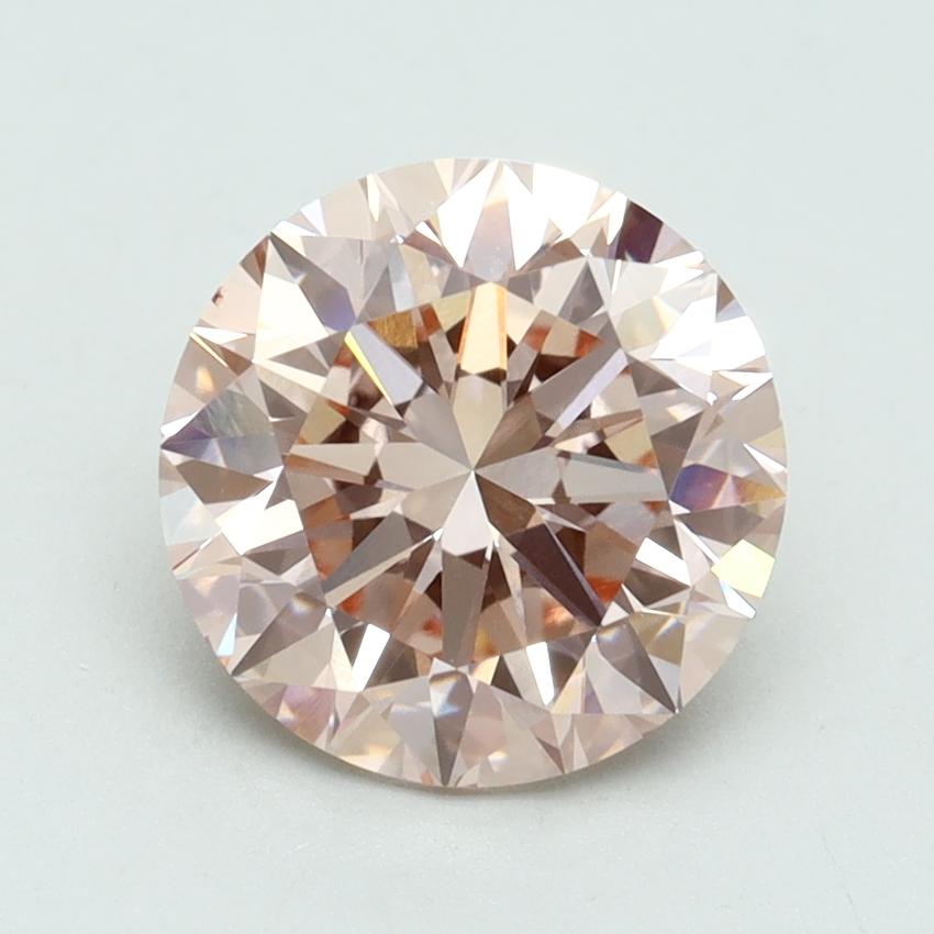 2.71 Ct. Fancy Intense Pink Round Lab Grown Diamond