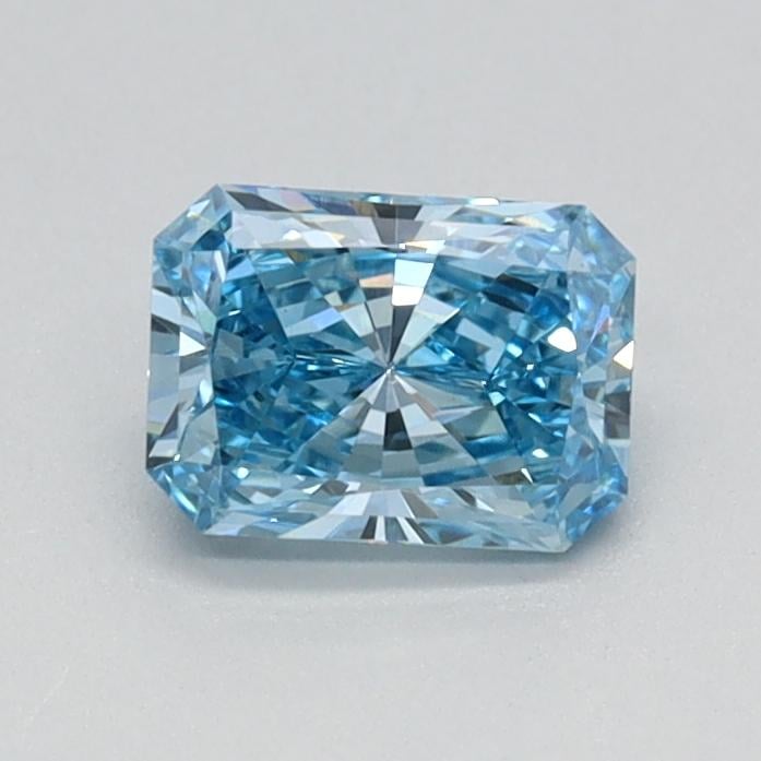 0.53 Ct. Fancy Vivid Blue Radiant Lab Grown Diamond