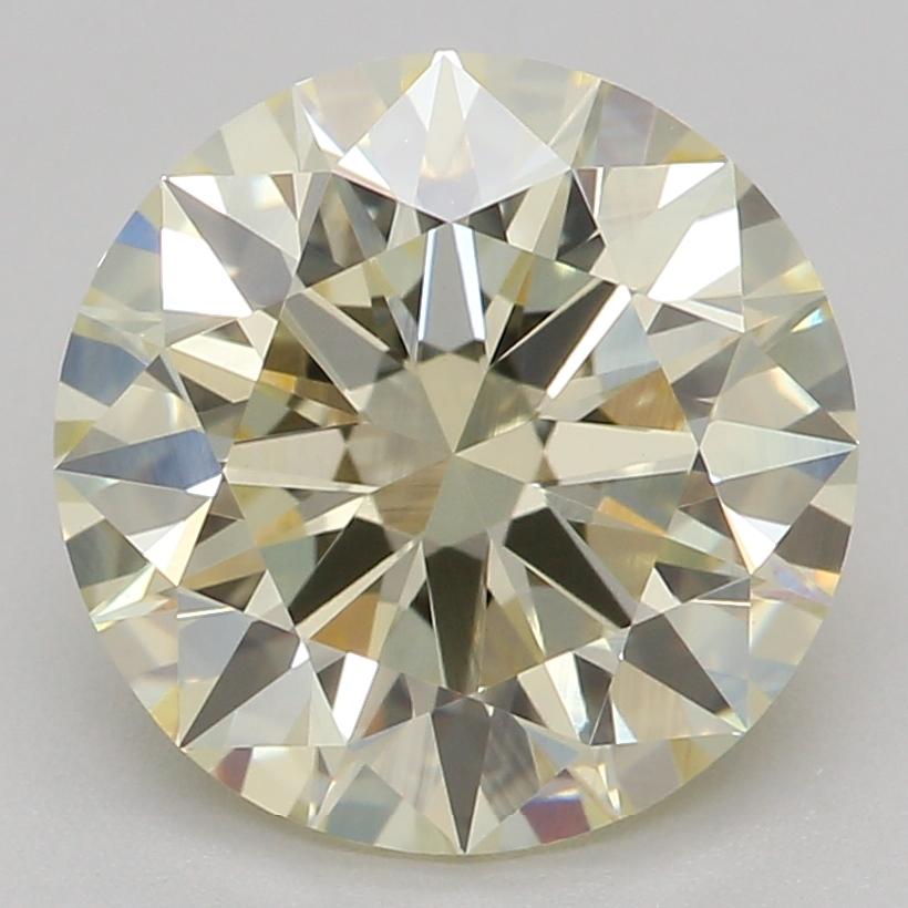 2.04 Ct. Fancy Light Yellow Round Lab Grown Diamond