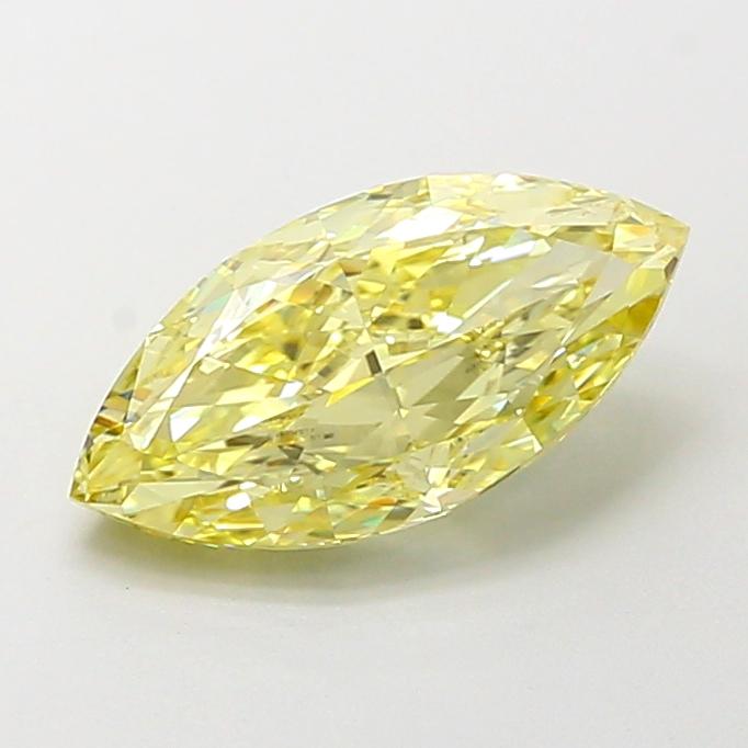 2.04 Ct. Fancy Light Yellow Marquise Lab Grown Diamond