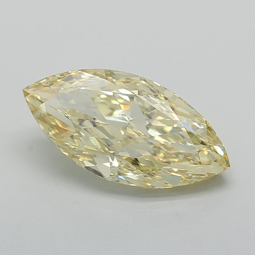 4.00 Ct. Fancy Intense  Yellow Marquise Lab Grown Diamond