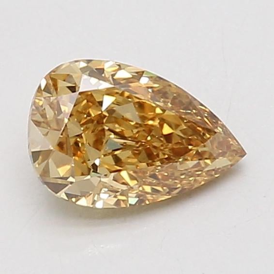 1.06 Ct. Fancy Intense Yellow Pear Lab Grown Diamond
