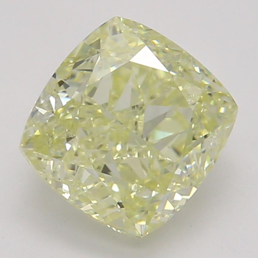 1.01 Ct. Fancy Light Yellow Cushion Diamond