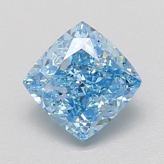 1.09 Ct. Fancy Vivid Blue Cushion Lab Grown Diamond