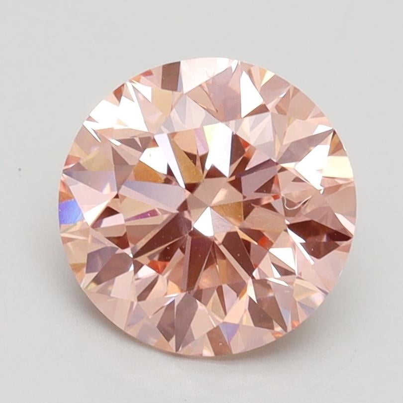 2.01 Ct. Fancy Intense Pink Round Lab Grown Diamond