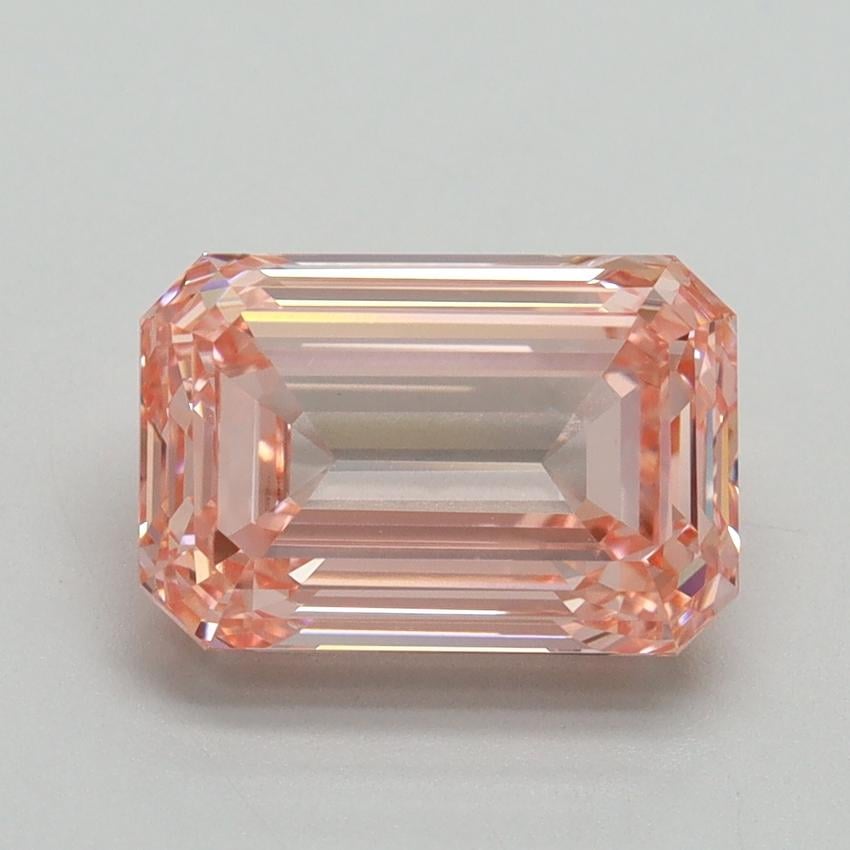 3.05 Ct. Fancy Intense Pink Emerald Lab Grown Diamond