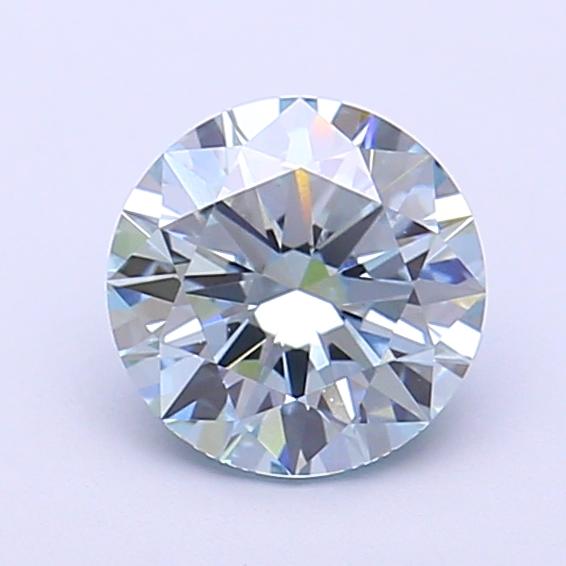 1.09 Ct. Fancy Blue Round Lab Grown Diamond