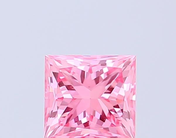 0.69 Ct. Fancy Vivid New_Mst Pink Princess Lab Grown Diamond
