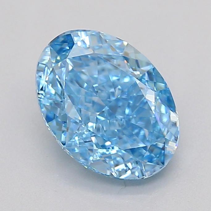 1.03 Ct. Fancy Blue Oval Lab Grown Diamond