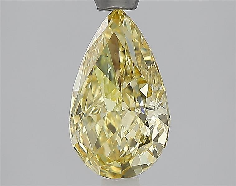 1.51 Ct. Fancy Intense Yellow Pear Lab Grown Diamond