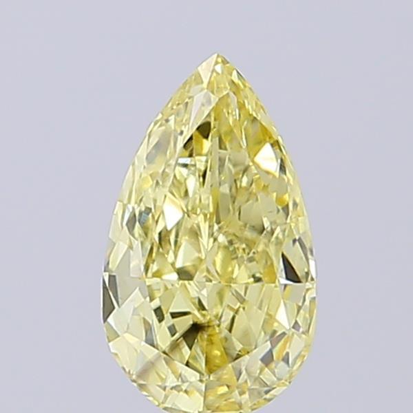 0.70 Ct. Fancy Light Yellow Pear Lab Grown Diamond