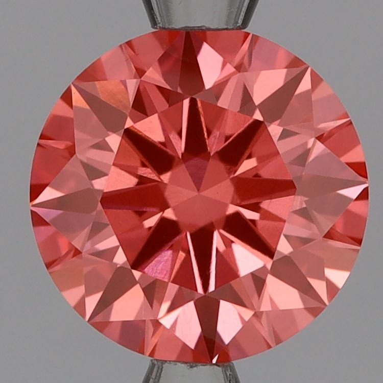 2.02 Ct. Fancy Vivid Pink Round Lab Grown Diamond