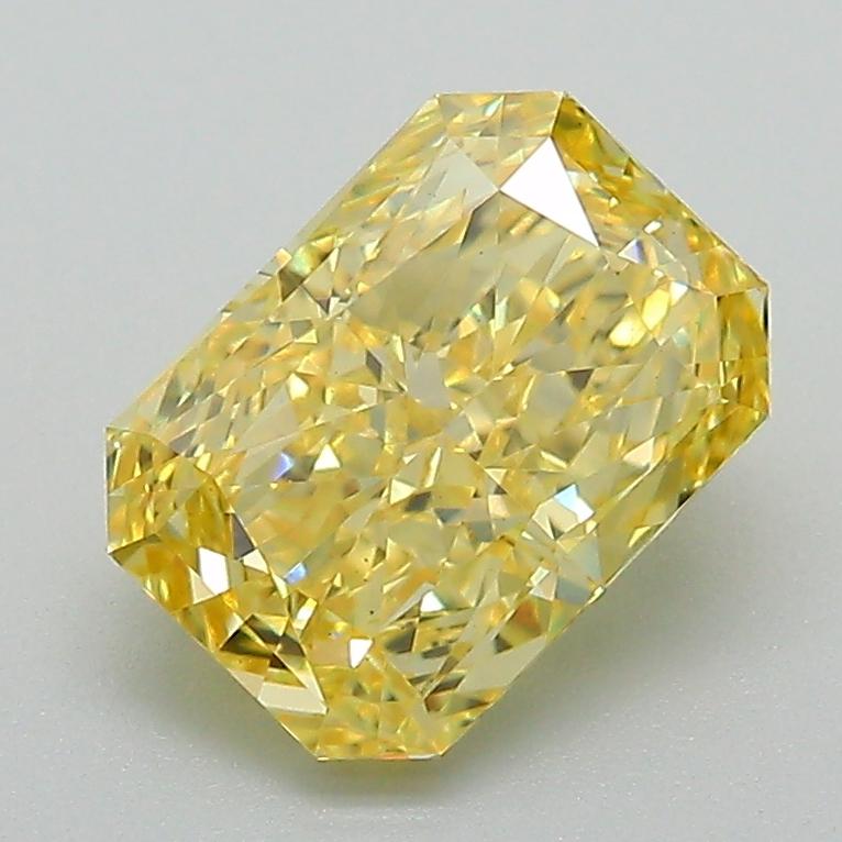 1.95 Ct. Fancy Vivid Yellow Radiant Lab Grown Diamond