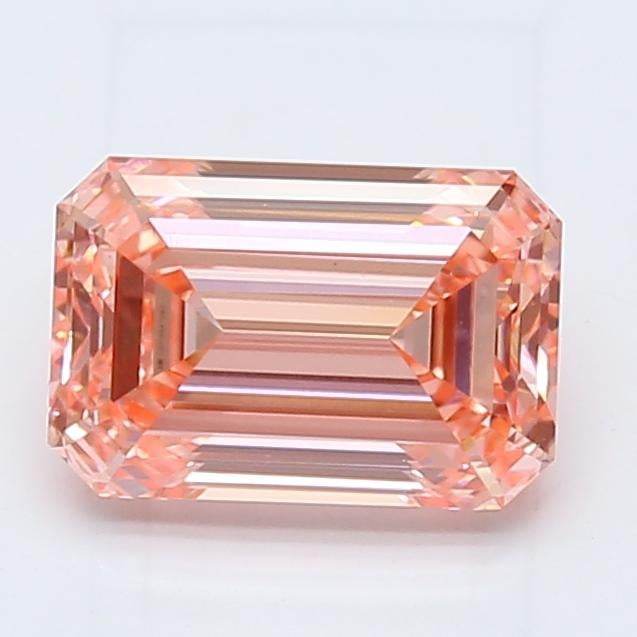 1.85 Ct. Fancy Vivid Pink Emerald Lab Grown Diamond