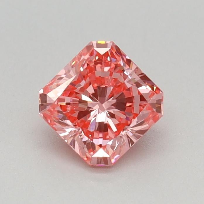0.43 Ct. Fancy Vivid Pink Radiant Lab Grown Diamond