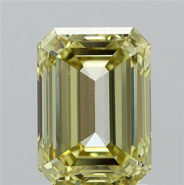 2.50 Ct. Fancy Intense Yellow Emerald Lab Grown Diamond