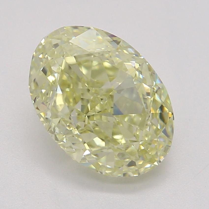 1.20 Ct. Fancy Light Yellow Oval Diamond