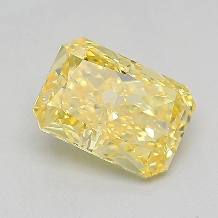 1.04 Ct. Fancy Vivid  Yellow Radiant Lab Grown Diamond