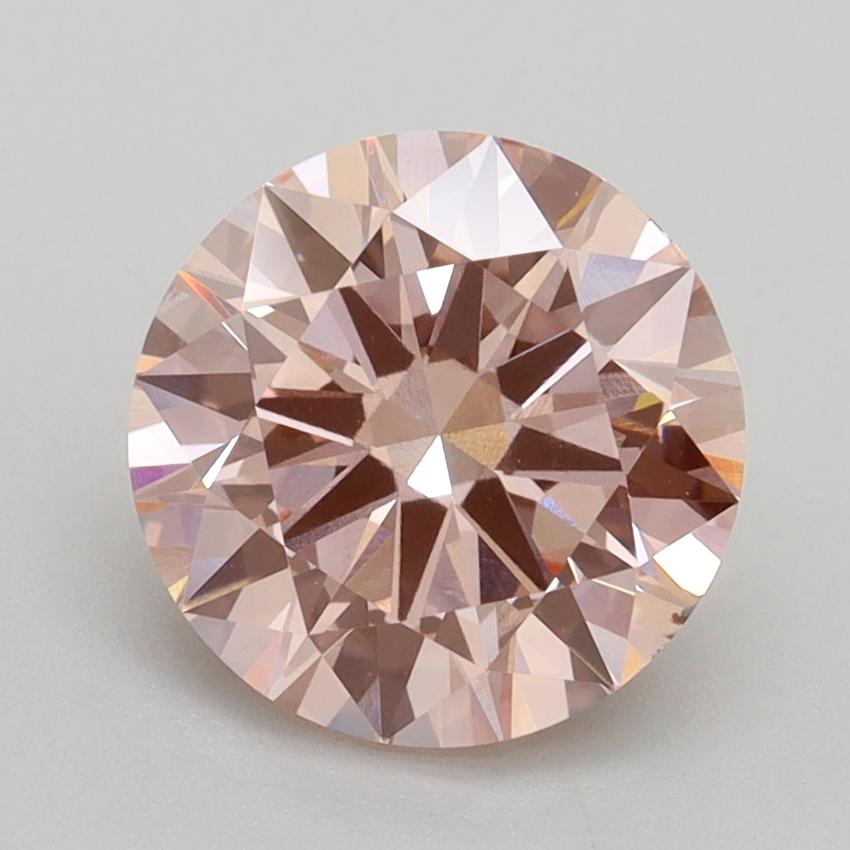 2.50 Ct. Fancy Intense Pink Round Lab Grown Diamond
