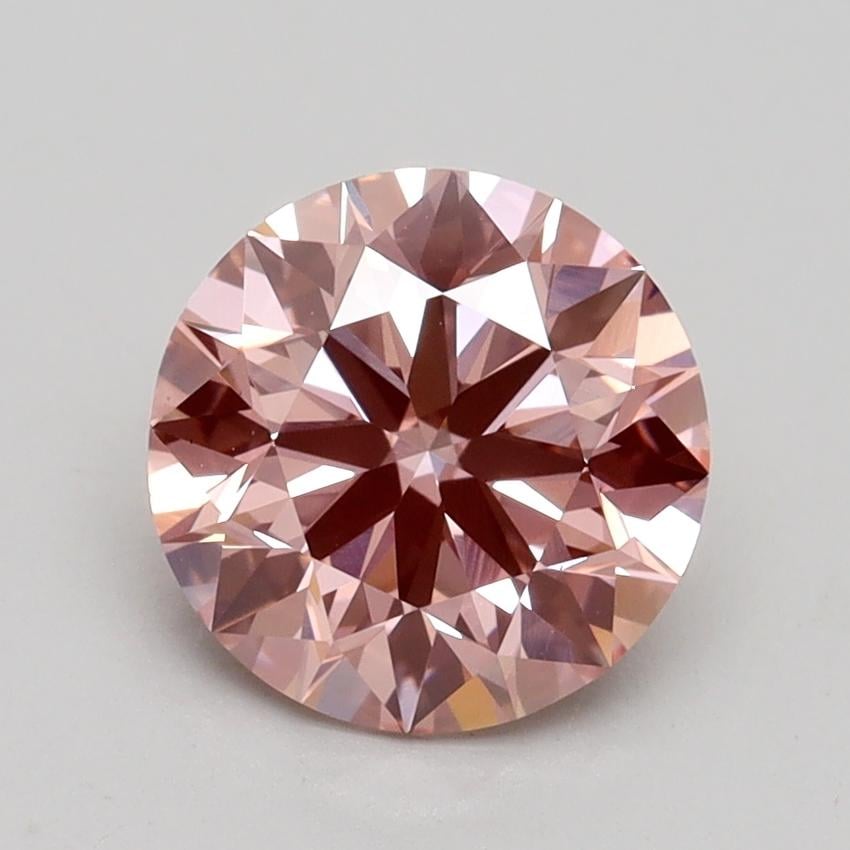 1.82 Ct. Fancy Intense Pink Round Lab Grown Diamond