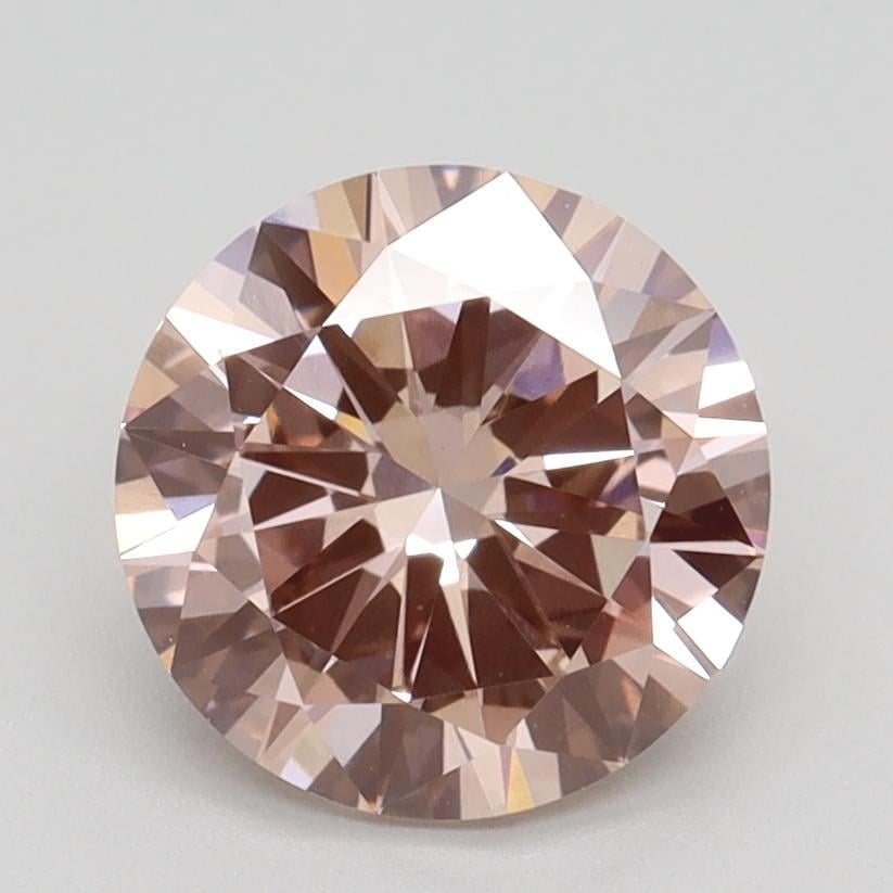2.00 Ct. Fancy Intense Pink Round Lab Grown Diamond