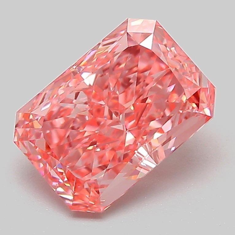 2.03 Ct. Fancy Vivid Pink Radiant Lab Grown Diamond
