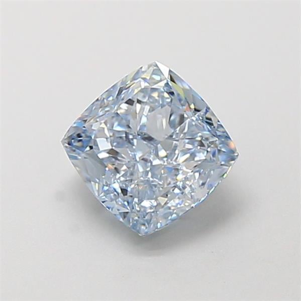 1.15 Ct. Fancy Intense Blue Cushion Lab Grown Diamond
