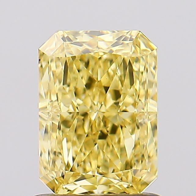 1.40 Ct. Fancy Intense Yellow Radiant Lab Grown Diamond