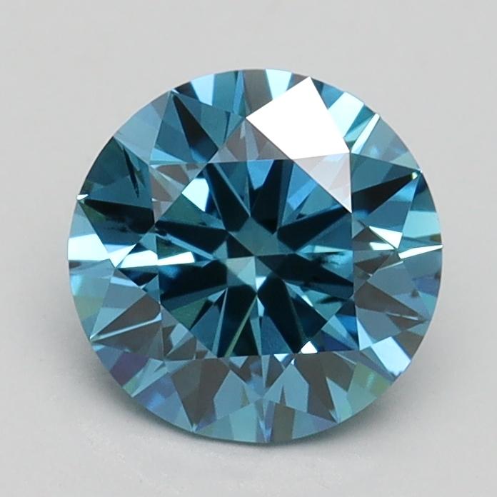 1.25 Ct. Fancy Vivid Blue Round Lab Grown Diamond