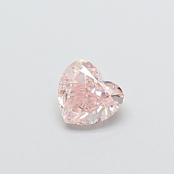 0.28 Ct. Fancy Light Pinkish Brown Heart Lab Grown Diamond