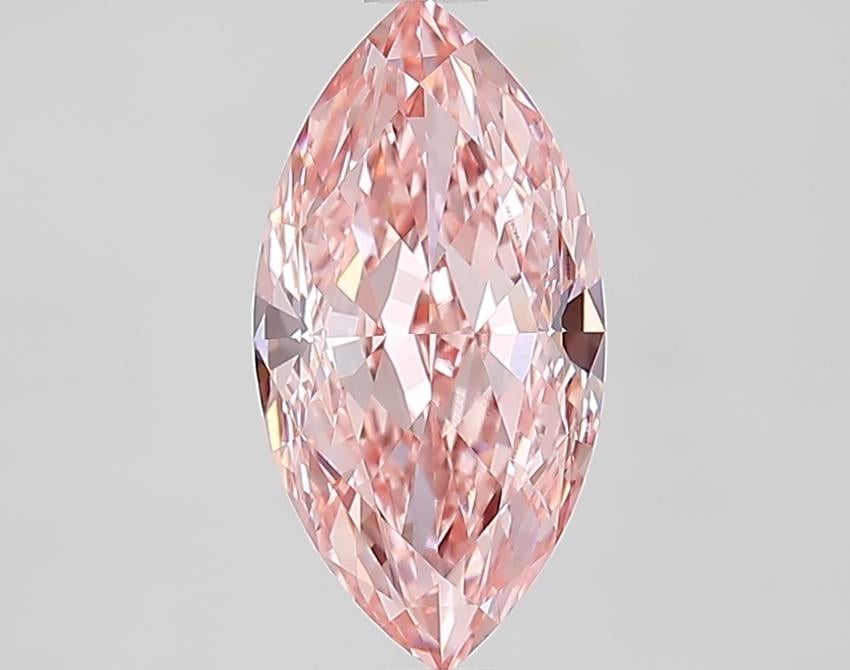 2.09 Ct. Fancy Vivid Pink Marquise Lab Grown Diamond