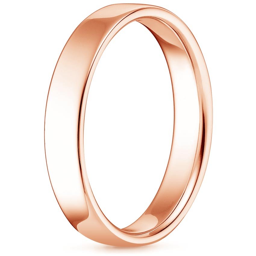 4mm Mojave Wedding Ring in 14K Rose Gold
