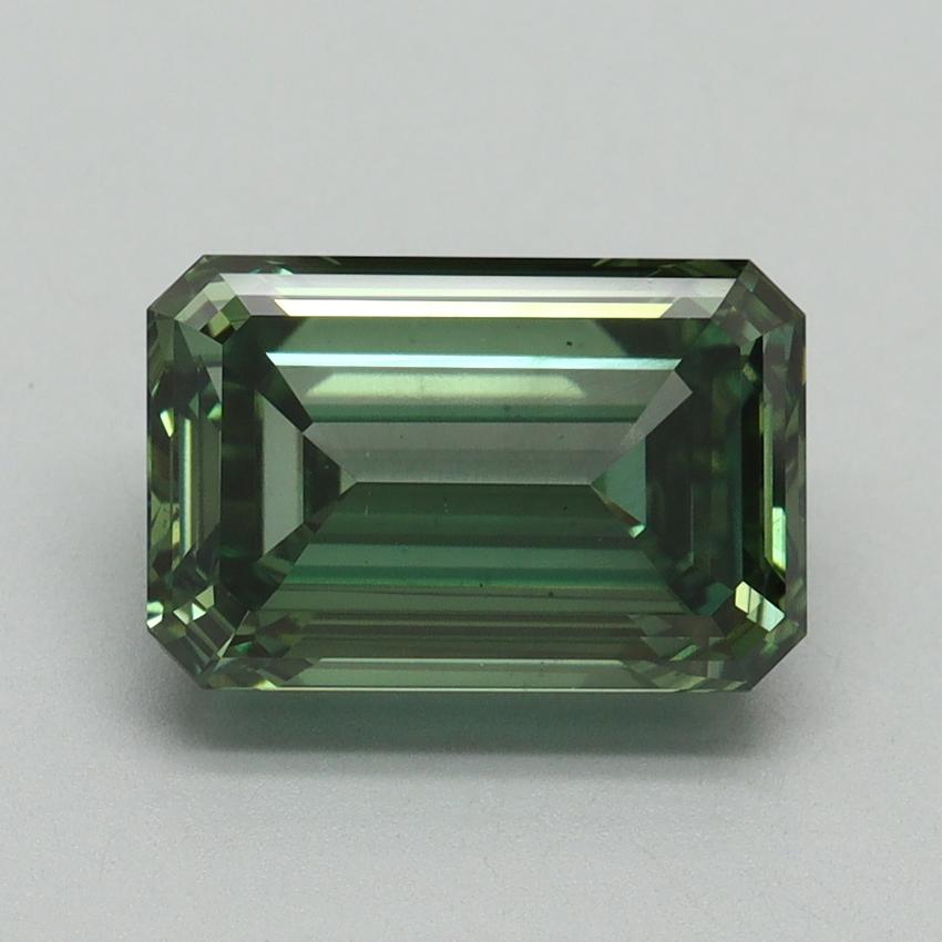 3.50 Ct. Fancy Vivid Green Emerald Lab Grown Diamond