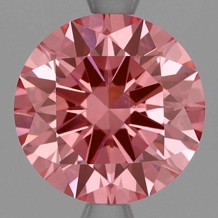 2.09 Ct. Fancy Vivid Pink Round Lab Grown Diamond