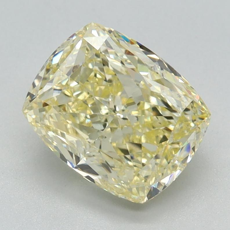 1.68 Ct. Fancy Intense Yellow Cushion Lab Grown Diamond