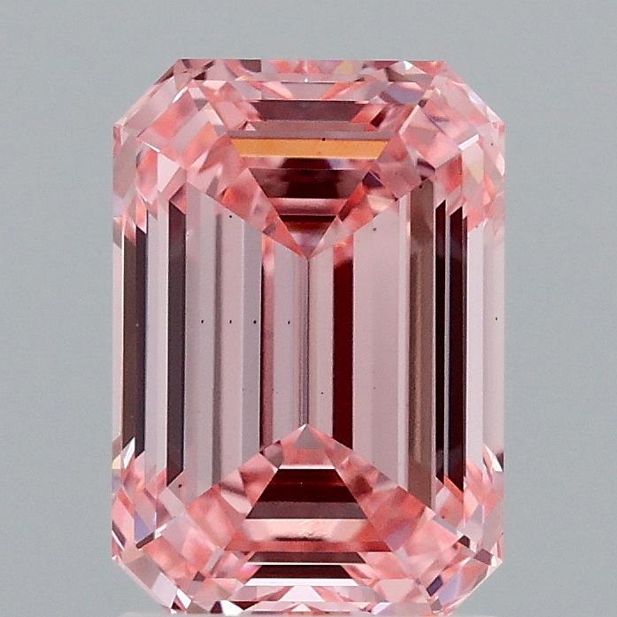 2.02 Ct. Fancy Vivid Pink Emerald Lab Grown Diamond