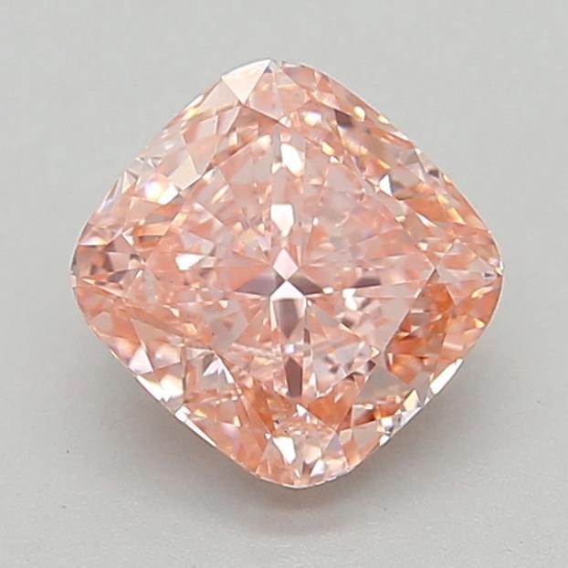 1.81 Ct. Fancy Vivid  Pink Cushion Lab Grown Diamond