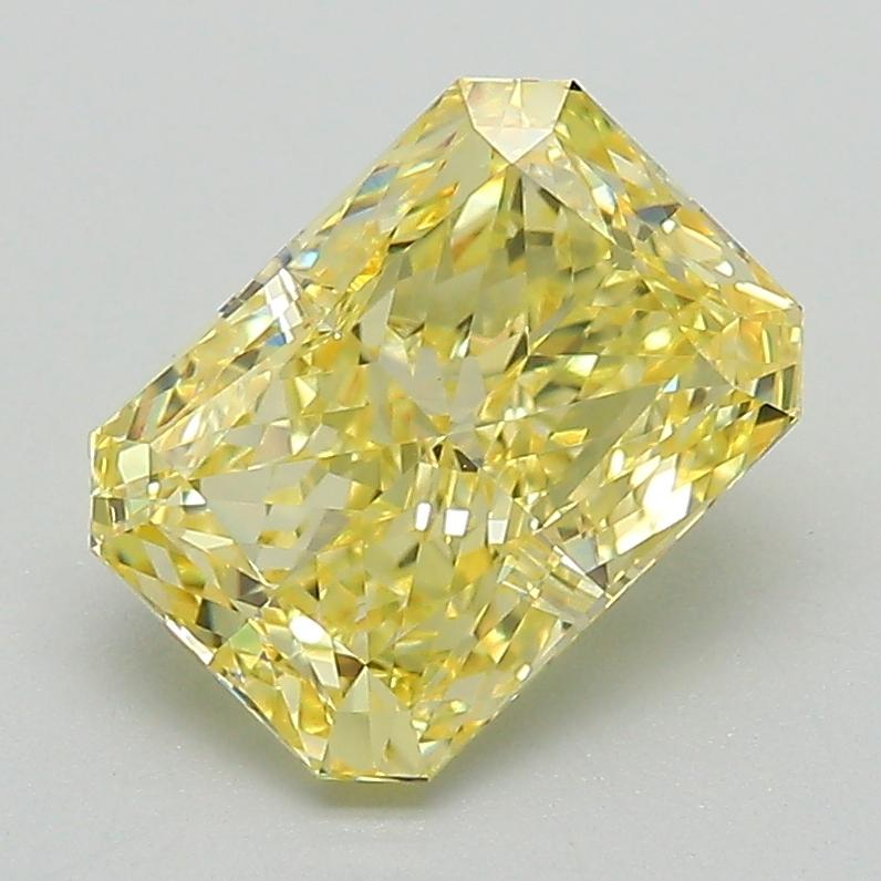 2.11 Ct. Fancy Intense Yellow Radiant Lab Grown Diamond