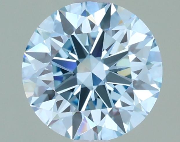 1.24 Ct. Fancy Vivid  Blue Round Lab Grown Diamond