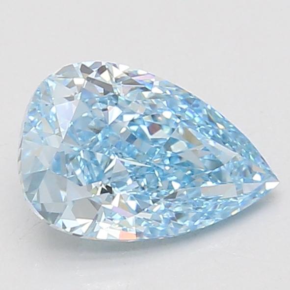 1.70 Ct. Fancy Vivid Blue Pear Lab Grown Diamond