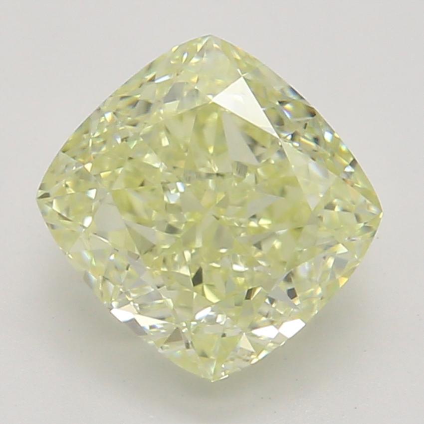 1.10 Ct. Fancy Light Yellow Cushion Diamond