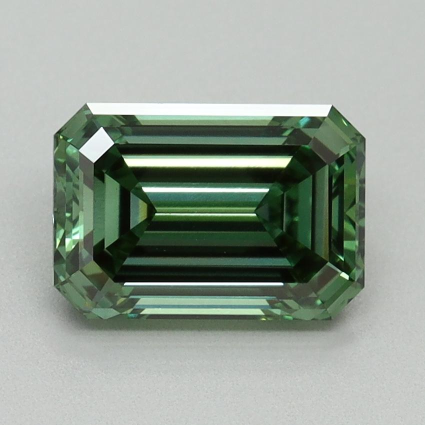 1.91 Ct. Fancy Vivid Green Emerald Lab Grown Diamond